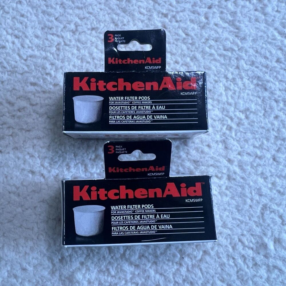 KitchenAid For Javastudio Coffee Makers Water Filter Pods KC5WFP 5 Filters